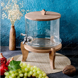 کلمن چهار لیتری درب چوبی