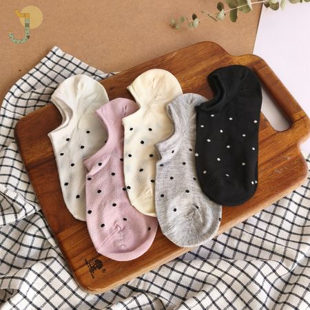 جوراب زیر قوزکی کولردار زنانه طرح خالدار برند وارداتی