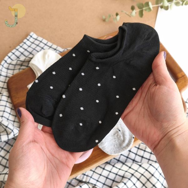 جوراب زیر قوزکی کولردار زنانه طرح خالدار برند وارداتی