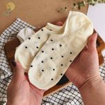 جوراب زیر قوزکی کولردار زنانه طرح خالدار برند وارداتی