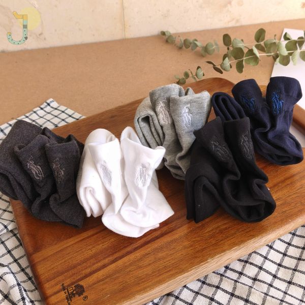 جوراب مچی سه پاشنه مردانه پشت گلدوزی برند پولو