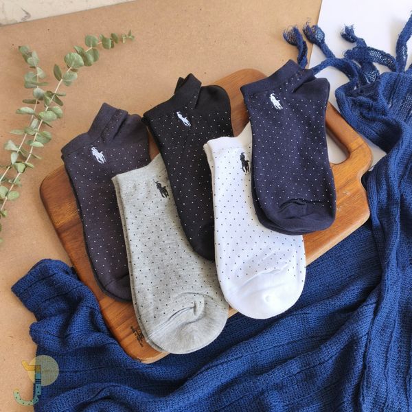 جوراب مچی مردانه طرح خالدار برند پولو