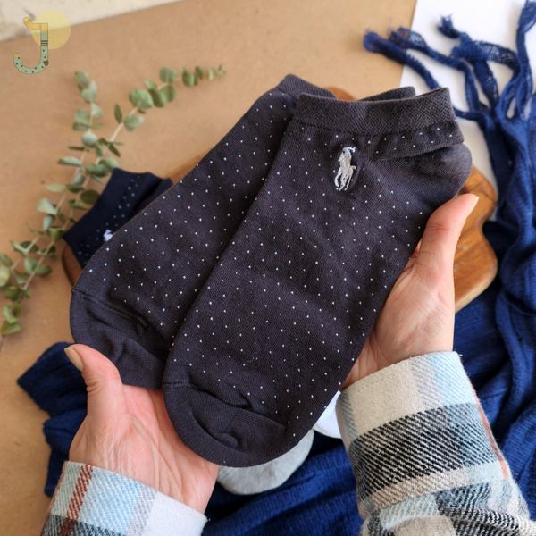 جوراب مچی مردانه طرح خالدار برند پولو