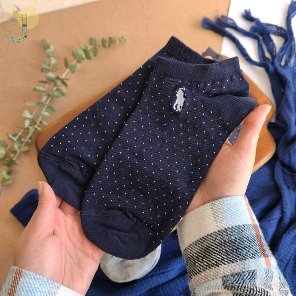 جوراب مچی مردانه طرح خالدار برند پولو