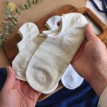 جوراب زیر قوزکی کولردار زنانه طرح میکس آبی وارداتی