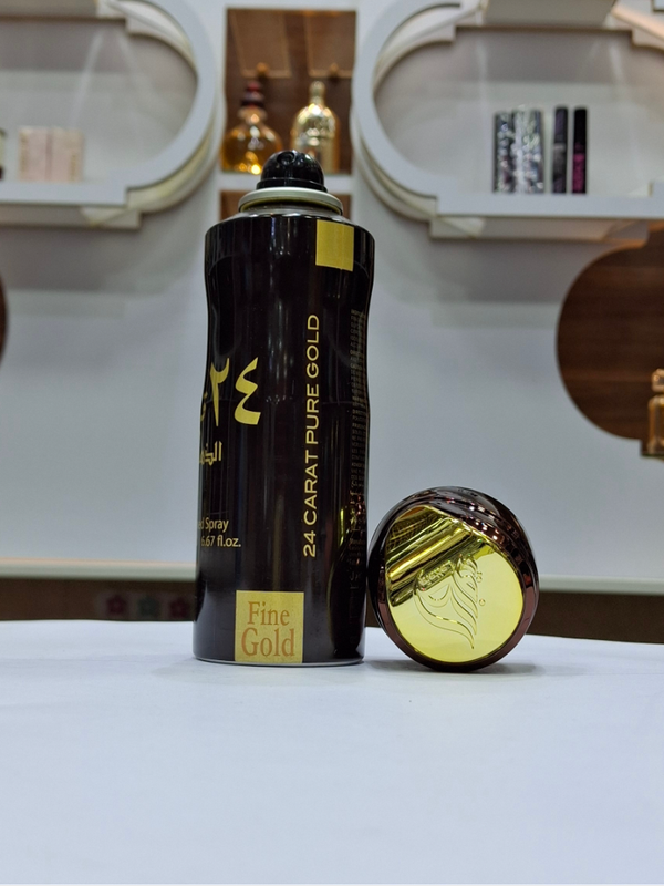 اسپری 24 قیراط لطافه | Lattafa 24 CARAT PURE GOLD