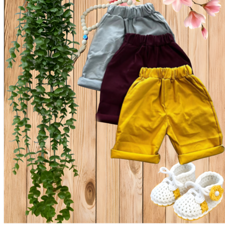 شلوارک کتان