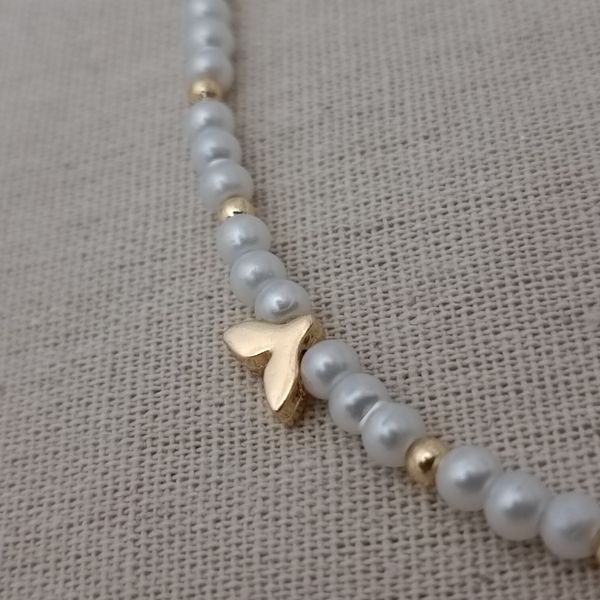 گردنبند مرواریدی مدل وال