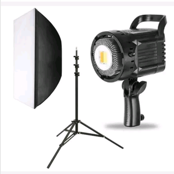 ویدیو لایت KY-BK 1201  300w video light به همراه پایه و سافت باکس