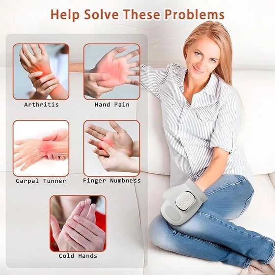ماساژور دست هوشمند SMART HAND MASSAGER با گرمایش و کمپرس هوا