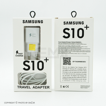 شارژر فست شارژ سامسونگ Qc3 مدل s10 اصل چین