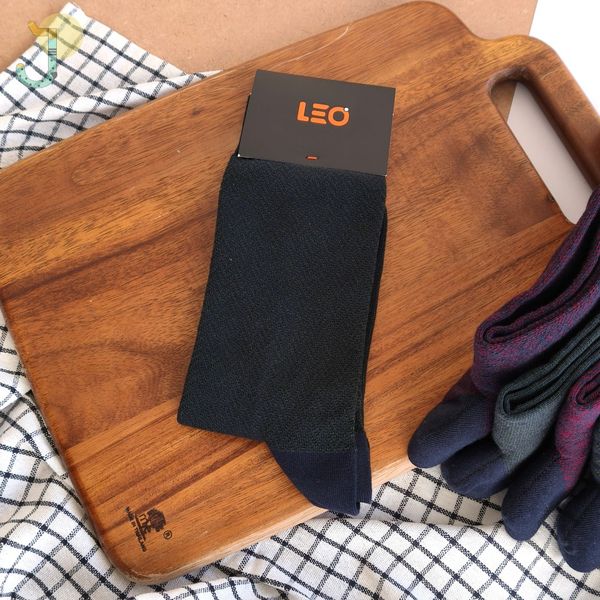 جوراب ساقدار کلاسیک مردانه برند لئو LEO کد 123