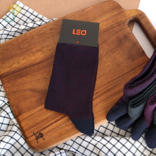 جوراب ساقدار کلاسیک مردانه برند لئو LEO کد 123