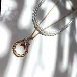 گردنبند مرواریدی دولاین مدل ستاره