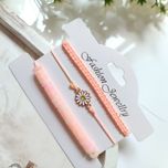 دستبند سه لاین مدل بابونه