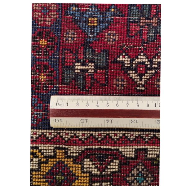 فرش دستباف سایز 240 در 170 چهار متری (تمام پشم یلمه طرح قابی)