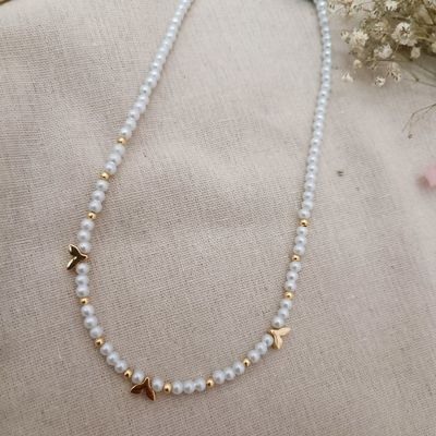 گردنبند مرواریدی مدل وال