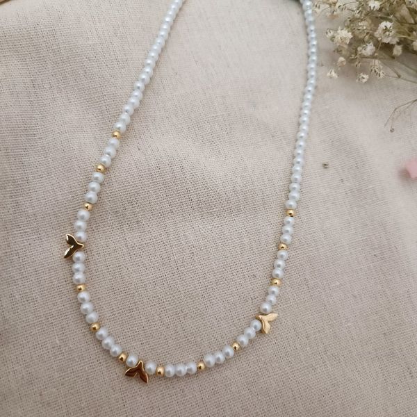 گردنبند مرواریدی مدل وال