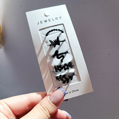 پک انگشتر مشکی در سه مدل