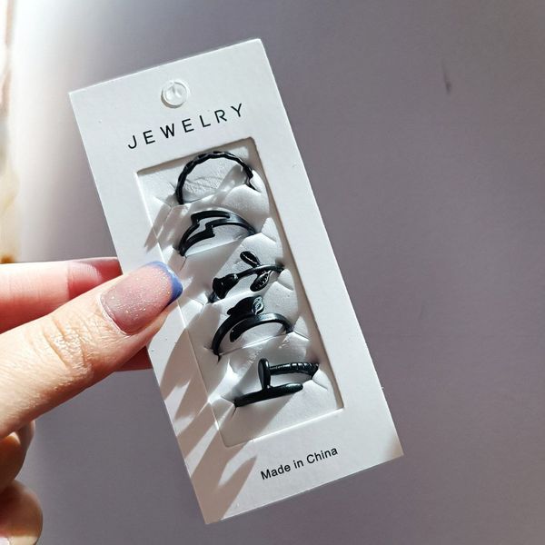 پک انگشتر مشکی در سه مدل