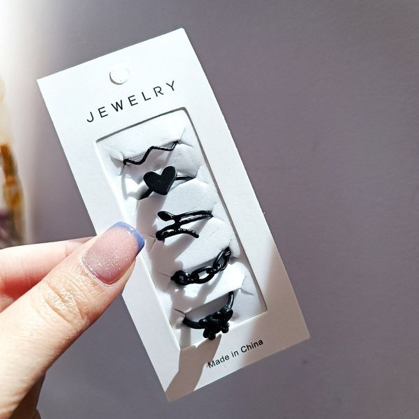 پک انگشتر مشکی در سه مدل