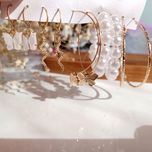 پک گوشواره پنج‌تایی مرواریدی