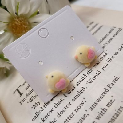 گوشواره عروسکی مدل جوجه طلایی