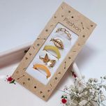 پک انگشتر رزینی طیف زرد و نارنجی