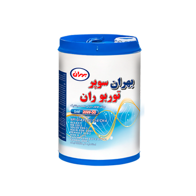 روغن موتور بهران سوپر توربو ران دیزل 20W50 حجم 20 لیتر