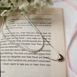 گردنبند دولاین مرواریدی با قلب توپر