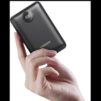 VEGER Power Bank 20000mAh – پاوربانک فست شارژ با نمایشگر LED و طراحی جمع‌وجور اصلی