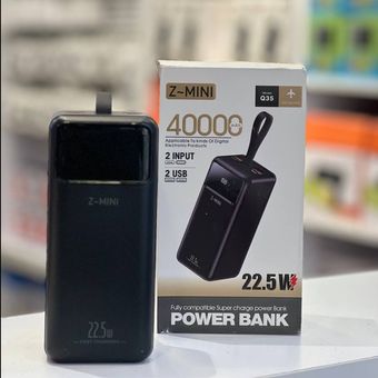 پاوربانک 40000 میلی آمپر Z-MINI مدل Q35