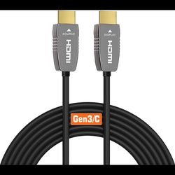RUIPRO 8K HDMI 2.1 Certified Fiber Optic Cable 7.5M – کابل فیبر نوری 48Gbps