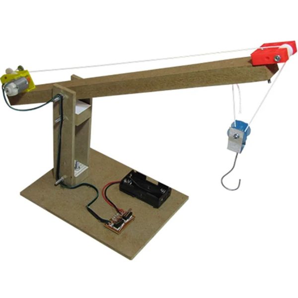 کیت وکاردستی جرثقیل چوبی بهنام کیت