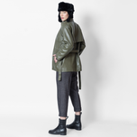 اورت کت چرم زنانه مدل Amber