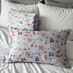 رو بالشی ساتن ال ایکس طرح حیوانات مدل پاکتی سایز50.70