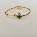 دستبند النگویی طرح ونکلیف نگین دار