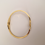 دستبند النگویی طرح ونکلیف نگین دار