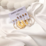 پک اقتصادی گوشواره شش تایی رزینی