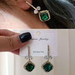 گوشواره یاقوت سبز