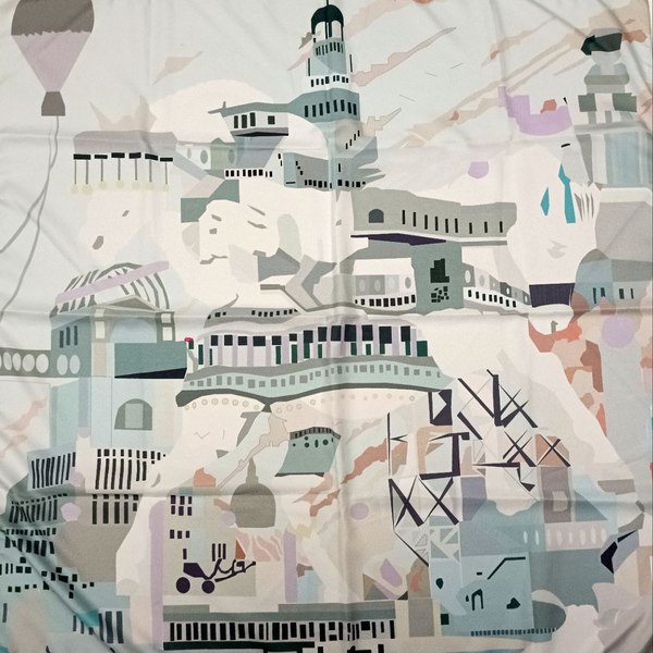 مینی اسکارف مدل شهر رویا