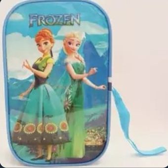 جامدادی بزرگ تک زیپ دسته دار فانتزی طرح دار - فروزن