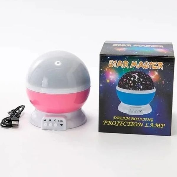 چراغ خواب/شب خواب کهکشانی چرخشی مدل Star Master با رقص نور