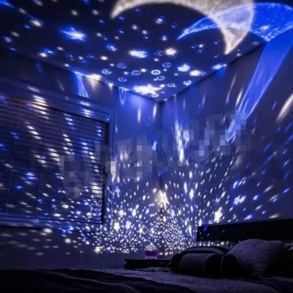 چراغ خواب/شب خواب کهکشانی چرخشی مدل Star Master با رقص نور