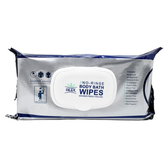 دستمال مرطوب پاک‌کننده بدن دایلکس 90 عددی