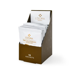 ماسک پودری اسپیرولینا هیدروژلی حاوی کازئین و بذر کتان 12 عددی