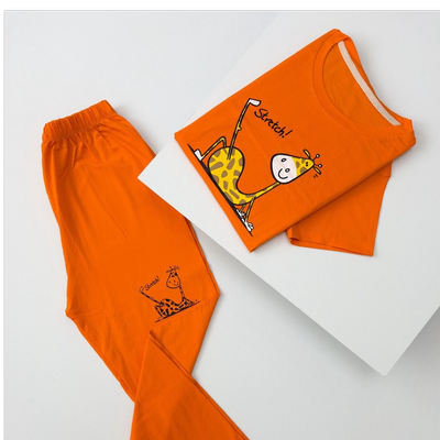 ست تیشرت و شلوار زرافه