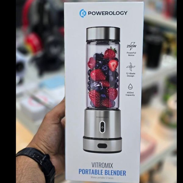 بلندر شارژی Powerology Vitromix | مخلوط‌کن پرتابل اسموتی ساز مدل PWPBGNA16
