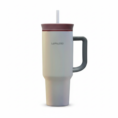 ماگ مسافرتی و عایق‌دار برند LePRESSO مدل QuirkSip Insulated Tumbler (با کد محصول LPCFFQS0061)