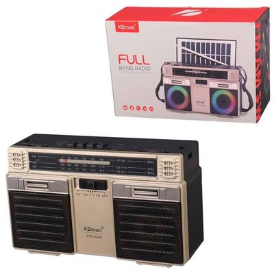 رادیو اسپیکر بلوتوثی خورشیدی کی برود KTF-2209